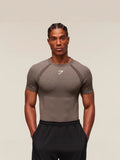 compression shoulder line gymshark top