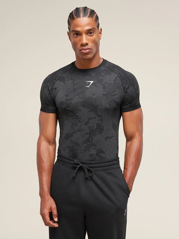 camo seamless gymshark shirt
