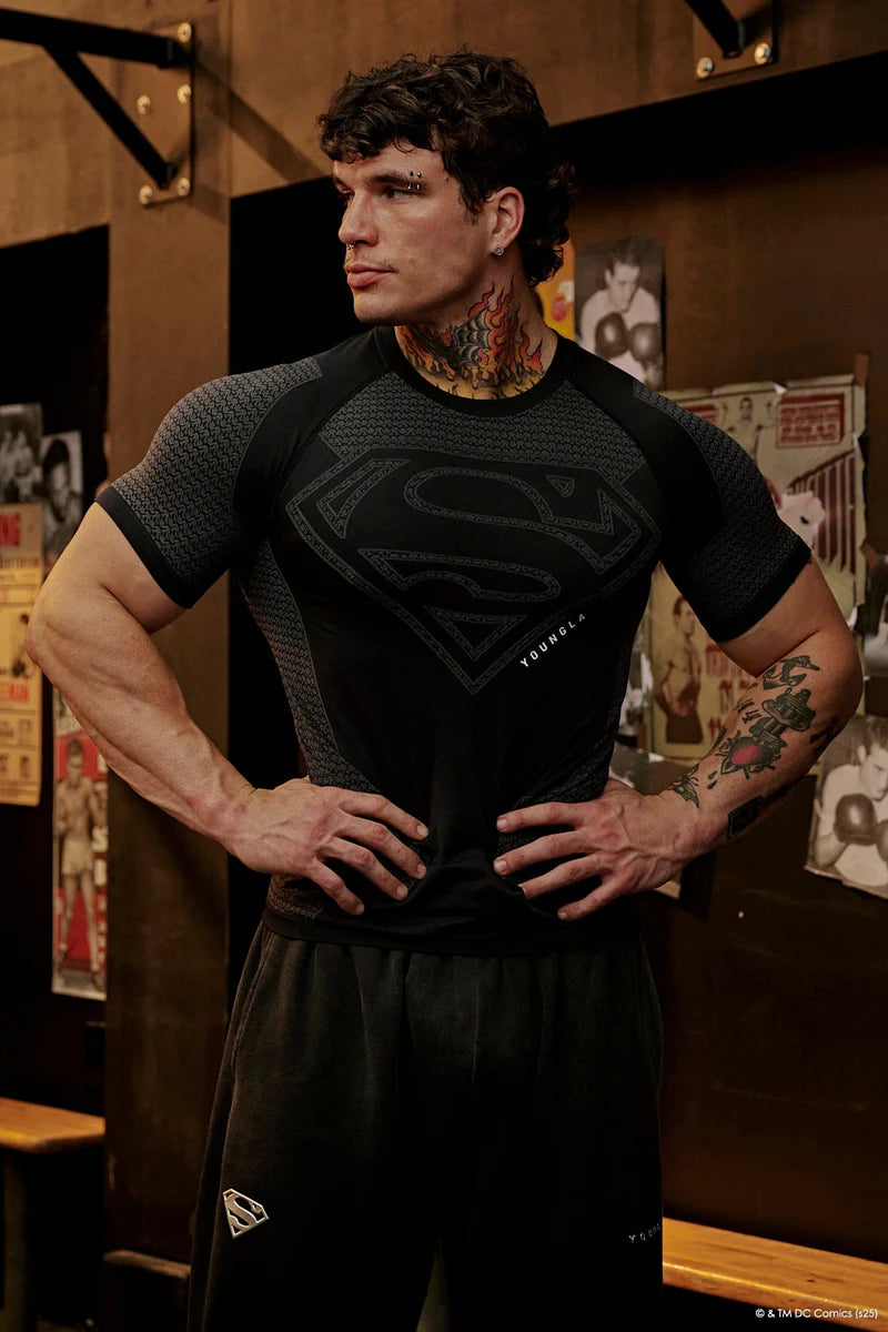 youngla superman compression shirt