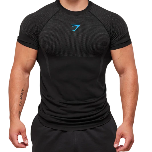 onyx gymshark Compression Shirt