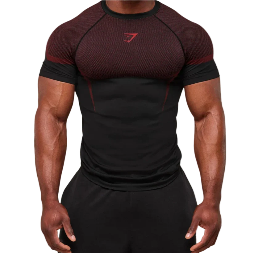 onyx gymshark Compression Shirt